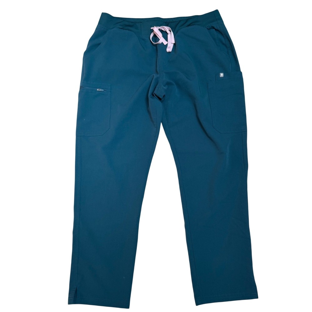 FIGS Technical Collection Scrub Pants XL Teal Yola Yoga W22SW2023